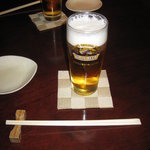 あんぐり - とりあえずビールで乾杯