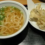 ウエスト - 「ごぼう天＋かしわ天」うどん