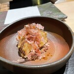 好し智 - 玉ねぎに削りたての鰹節