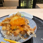 好し智 - かき揚げ丼＆玉子