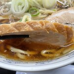 中華そば 雲ノ糸 - 『煮干し中華(太麺こってり)』のチャーシュー