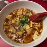 南海飯店 - 日替定食の麻婆豆腐①