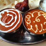 ジェヴァン - エビカレーとマトンカレー