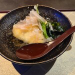 食堂 ぎんみ - 手前が、鱈、奥が揚げ出し豆腐