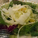 ウイキョウとオレンジ、アンチョビのサラダ