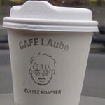 CAFE LAube 6고우점 - 스페셜티 커피(HOT) 에티오피아 내추럴, 우유 대신 설탕 in 580엔