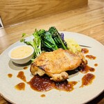 洋食堂 のろ - 京丹波地鶏のソテー