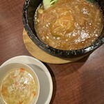 静岡四川飯店 - フカヒレあんかけご飯(石焼き)