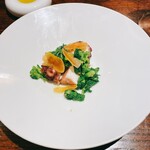 ダ マッサ - 真タコ　京菜花　サラダ