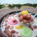 カフェくるくま - くるくまぜんざい　４２０円