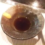 竹とんぼ - 2014.7. お肉は辛子醤油で