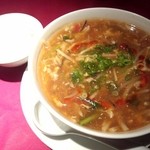 中国料理 青冥 - 酸辣湯麺 ご飯付き