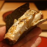 鮨 しみづ - 太刀魚炙り巻き寿司