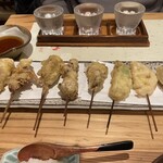 なん天 - 天ぷら８種盛り　900円