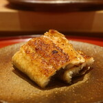 鮨 しみづ - 一夜干し鰻の炙り