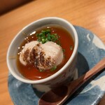 虎ノ門 とだか - ふぐ白子ポン酢茶碗蒸し