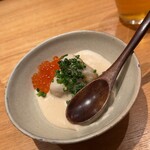 虎ノ門 とだか - 海老芋の唐揚げ酒盗クリームチーズ