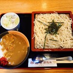 やぶ善 - ■ 中華ざる + ミニカレーライス、1,200円