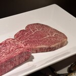 鉄板焼 BF - ☆道産和牛シャトーブリアンと道産和牛サーロイン