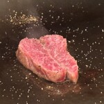 鉄板焼 BF - 道産和牛　ヒレ　シャトーブリアン