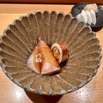 鮨 つぼみ - 子持ちヤリイカ(絶品)