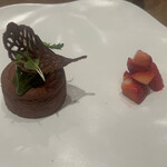 ラチュレ - フォンダンショコラと春菊アイス