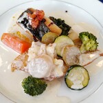 まるせいゆ - ④メインディッシュ　舌平目とサゴシのポアレ