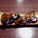 蕎麦・宿 菊井 - にしん甘露煮（580円）　甘辛の味付け（2024年5月）