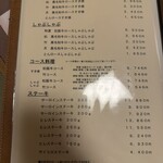 すき焼 三光舎 - 2025.3メニュー2