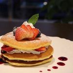 CAFE TIME　横浜都筑 - 季節のミックスベリーパンケーキ　