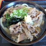 のぶ屋 - 肉うどん