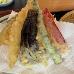 くいものや ラ・ネージュ - 天ざるそば