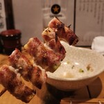 串焼がんちゃん - あすぱら巻。カリッ！シャキッ！ウマッ！