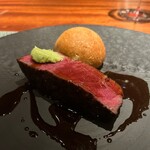 蒼 - 47ヶ月雌牛の但馬玄. 47ヶ月ってほぼ4年ですね. なんかどんどん延びているような. 味も最高.