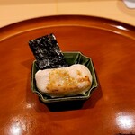 銀座 しのはら - トラフグの白子焼き