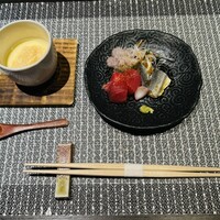 上村 - 先付け、茶碗蒸し