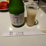 食道園 - ソウルマッコリ950円で乾杯！