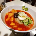 食道園 - セットの冷麺（激辛）