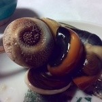 漁菜克献 - さざえの身もこんなに大きいの♪