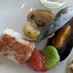 XEX ATAGO GREEN HILLS / Salvatore Cuomo Bros. - 鮮魚と春貝のアクアパッツァ