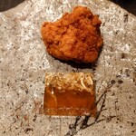 くろ﨑 - 虎河豚の唐揚げと煮凝り