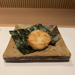 よしみつ - ホタテの磯辺焼き