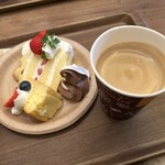フランボワーズ - コーヒー300円ケーキセット400円