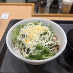 松屋 - 料理写真:ねぎマヨ辣牛めし(並盛)