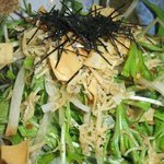 一砂 - 大根と水菜のジャコぽん酢サラダ