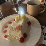 スカンディヤ - 料金内で豪華ケーキが付いていてびっくり♪これで2分の1サイズ(ﾟoﾟ;;