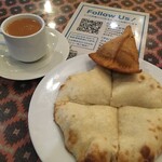 インド料理 パリワル - 相性バツグンのサモサ＆チャイ♪せっかくなのでカブリナンも追加して早めのアフタヌーンテー