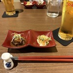 丼 あて 酒 えだかん - 美味しいお通し