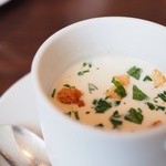 冷製スープ。これが一番美味しかった。