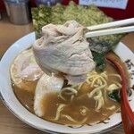 麺家 たいせい - ももチャーシューリフトアップ！これは絶品！